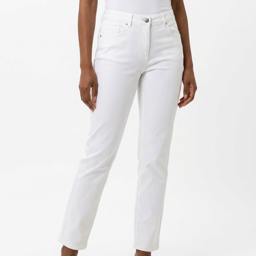 Brax Magic Stretch White Pants Women Size 18S